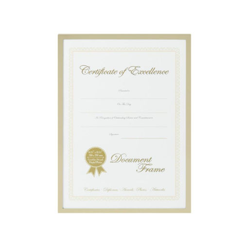 Picture of A4 CERTIFICATE FRAME GOLD